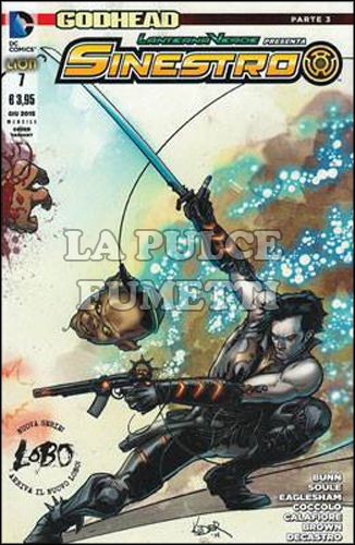 LANTERNA VERDE PRESENTA - SINESTRO #     7 - LOBO VARIANT - GODHEAD 3 (DI 8)